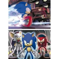 EDUCA BORRAS - Set 2 puzzles 100 piezas Sonic Prime Neon* Juegos Y Puzzles