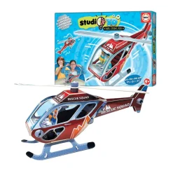 EDUCA BORRAS Educa Borrás - Helicóptero de rescate - Puzzle Studio 3D