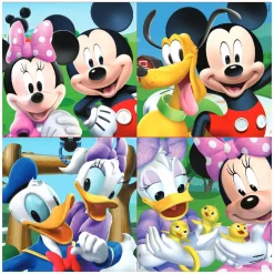EDUCA Borrás - Mickey Mouse - Maleta Puzzles Progresivos