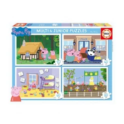 EDUCA BORRAS Educa Borrás - Peppa Pig - 4 Puzzles Progresivos