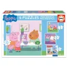 EDUCA BORRAS Educa Borrás - Peppa Pig - Pack 4 Puzzles Progresivos