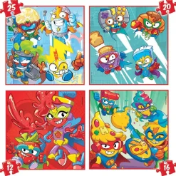 EDUCA BORRAS Educa Borrás - SuperThings - Maleta con 4 puzzles progresivos* Juegos Y Puzzles