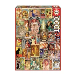EDUCA BORRAS Educa Borrás - Collage Art Nouveau - Puzzle 1000 piezas