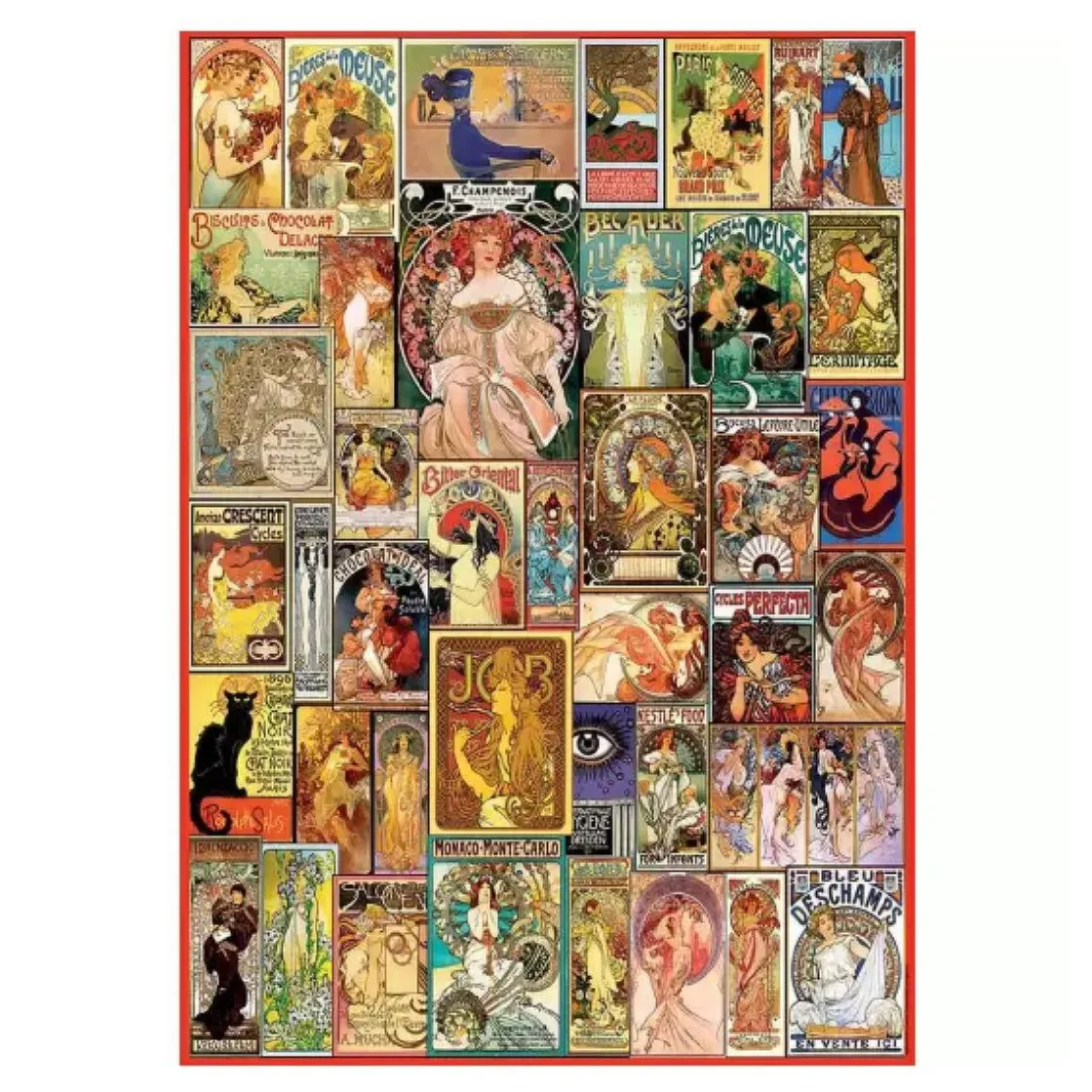 EDUCA BORRAS Educa Borrás - Collage Art Nouveau - Puzzle 1000 piezas