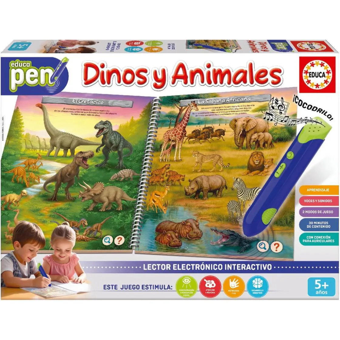 EDUCA pen - Dinos y Animales
