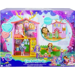 BARBIE Enchantimals - muñeca Danessa Deer con casa de ciervos