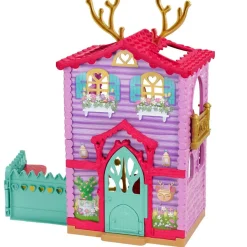 BARBIE Enchantimals - muñeca Danessa Deer con casa de ciervos