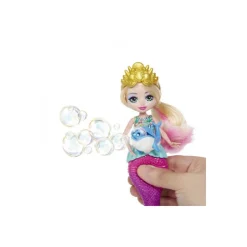 BARBIE Enchantimals - Royal ocean kingdom - Sirena mágica con pompero