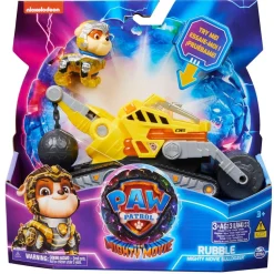 SPIN MASTER Energía - Patrulla Canina - Camión de construcción de juguete con figura de acción, luces y sonidos ㅤ