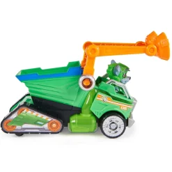 SPIN MASTER Energía - Patrulla Canina - Camión de reciclaje de juguete con figura de acción Rocky, luces y sonidos ㅤ