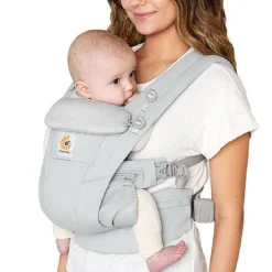 ERGOBABY - Mochila portabebé Omni Dream gris perla