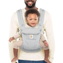 ERGOBABY - Mochila portabebé Omni Dream gris perla