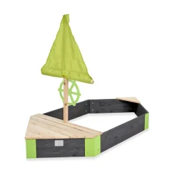 Exit Toys Exit - Arenero de madera Aksent Velero 190 x 90 cm