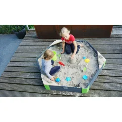 Exit Toys Exit - Arenero de madera Aksent Hexágono 160 x 140 cm* Juguetes De Verano