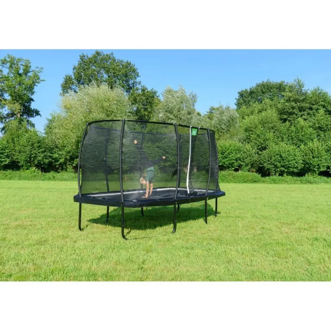 Exit Toys Exit - Cama elástica Allure Classic 214 x 366 cm negro