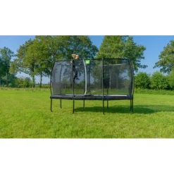 Exit Toys Exit - Cama elástica Allure Premium 214 x 366 cm negro
