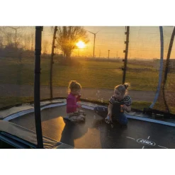 Exit Toys Exit - Cama elástica Allure Premium 244 x 427 cm verde