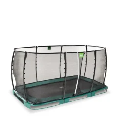 Exit Toys Exit - Cama elástica de suelo Allure Premium 244 x 427 cm verde