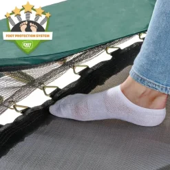 Exit Toys Exit - Cama elástica de suelo Allure Premium 244 x 427 cm verde