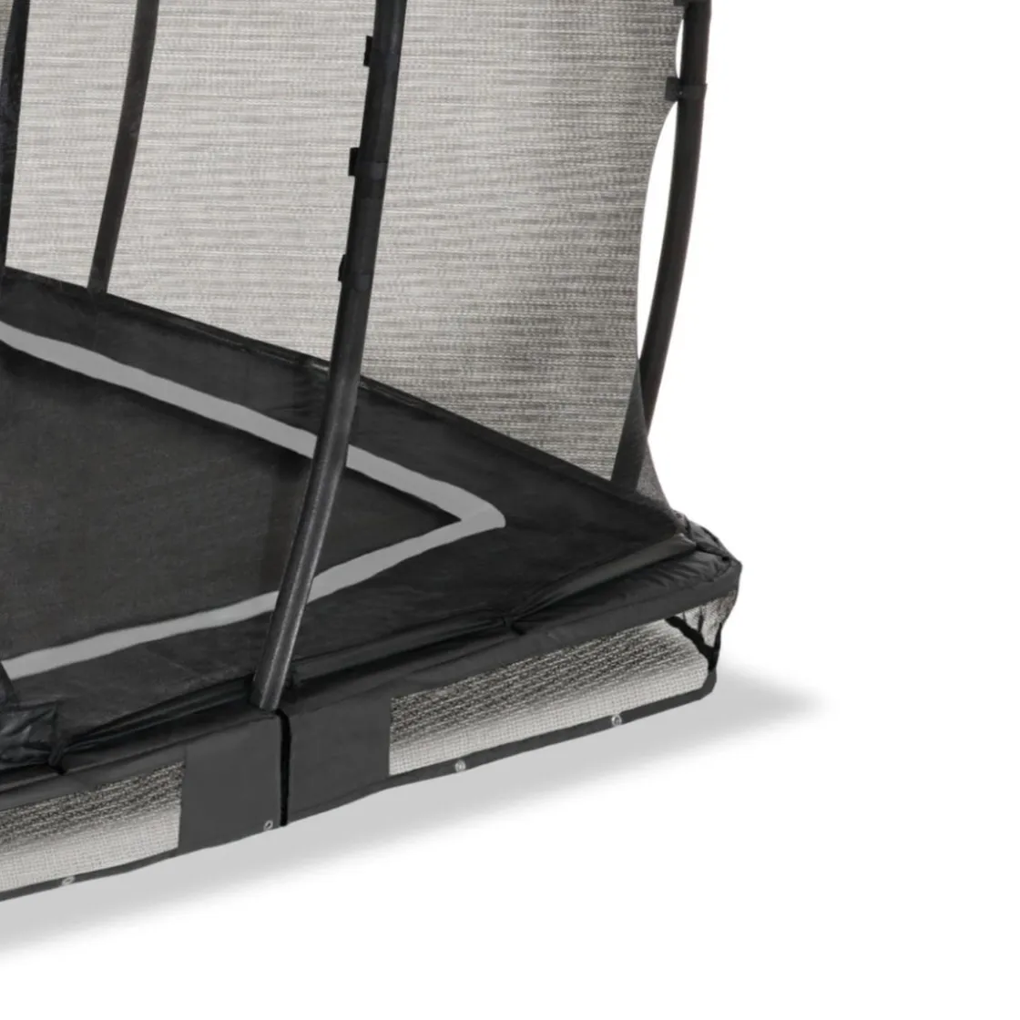 Exit Toys Exit - Cama elástica de suelo Allure Premium 244 x 427 cm negro