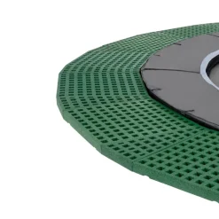 Exit Toys Exit - Cama elástica de suelo Dynamic 427 cm negro con perímetro de seguridad* Camas Elásticas