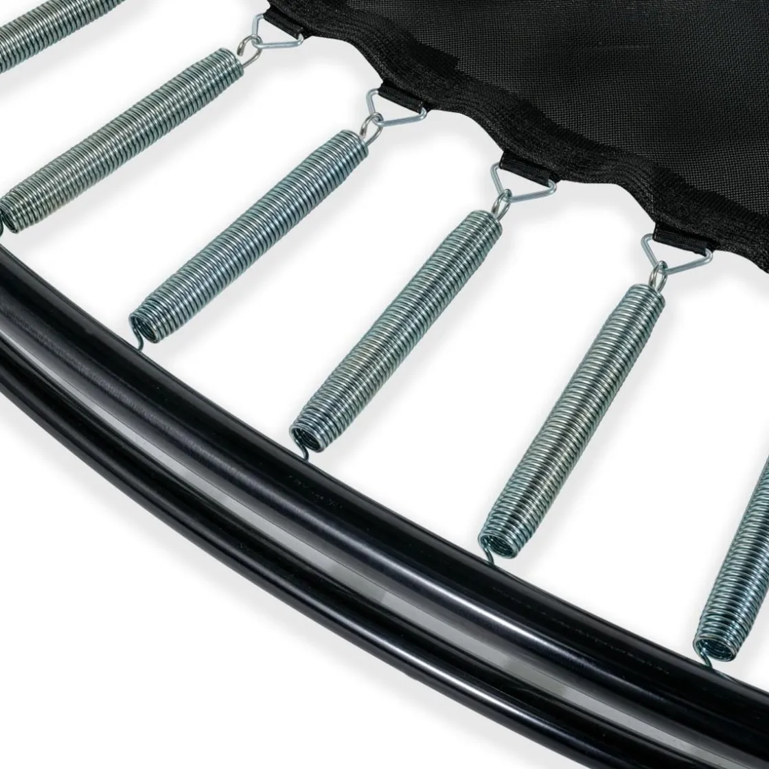 Exit Toys Exit - Cama elástica de suelo Dynamic 427 cm negro con perímetro de seguridad* Camas Elásticas