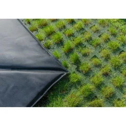 Exit Toys Exit - Cama elástica de suelo Dynamic 305 x 519 cm negro con perímetro de seguridad* Camas Elásticas