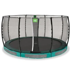 Exit Toys Exit - Cama elástica de suelo Allure Classic 427 cm verde