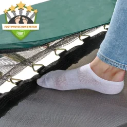 Exit Toys Exit - Cama elástica de suelo Allure Classic 427 cm verde