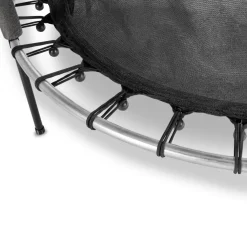 Exit Toys Exit - Cama elástica Junior Tiggy negro/gris con red de seguridad* Camas Elásticas