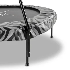 Exit Toys Exit - Cama elástica Junior Tiggy negro/gris con barra de apoyo