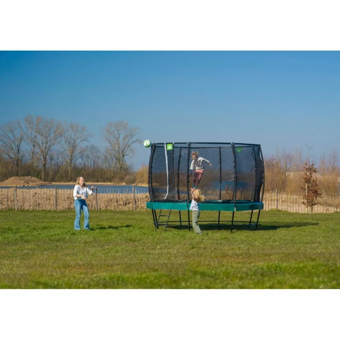 Exit Toys Exit - Cama elástica Lotus Classic 427 cm negro* Camas Elásticas