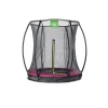 Exit Toys Exit - Cama elástica Silhouette redonda de suelo rosa 183 cm