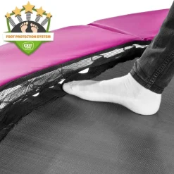 Exit Toys Exit - Cama elástica Silhouette redonda rosa 427 cm