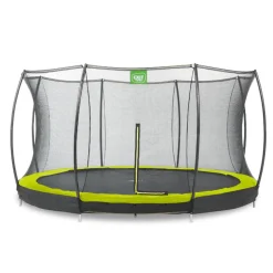 Exit Toys Exit - Cama elástica Silhouette redonda de suelo verde 366 cm