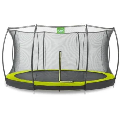 Exit Toys Exit - Cama elástica Silhouette redonda de suelo verde 427 cm* Camas Elásticas