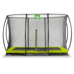 Exit Toys Exit - Cama elástica Silhouette rectangular de suelo verde 244 cm* Camas Elásticas