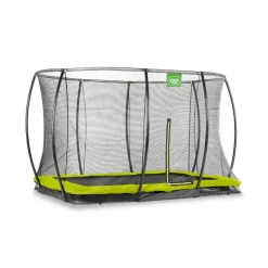 Exit Toys Exit - Cama elástica Silhouette rectangular de suelo verde 244 cm* Camas Elásticas