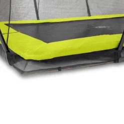 Exit Toys Exit - Cama elástica Silhouette rectangular de suelo verde 244 cm* Camas Elásticas