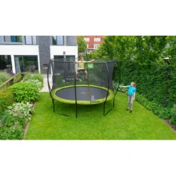 Exit Toys Exit - Cama elástica Silhouette redonda verde 366 cm* Camas Elásticas