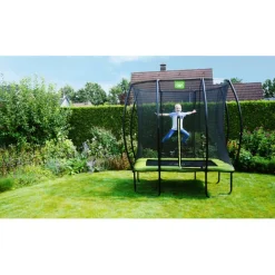 Exit Toys Exit - Cama elástica Silhouette rectangular verde 153 cm