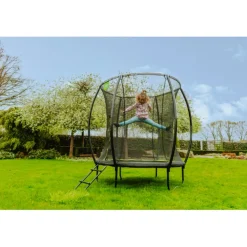 Exit Toys Exit - Cama elástica Silhouette redonda verde 183 cm* Camas Elásticas