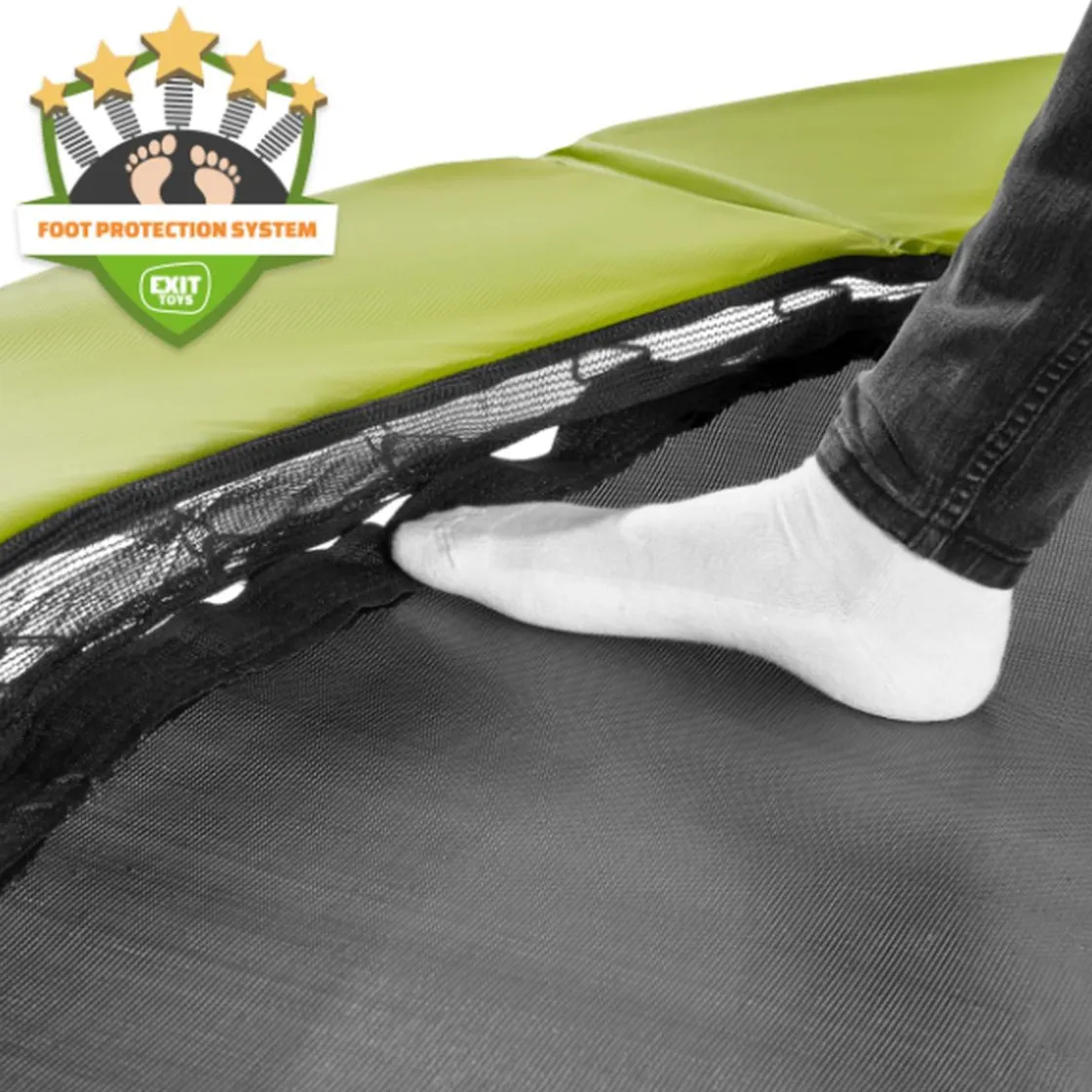 Exit Toys Exit - Cama elástica Silhouette redonda verde 244 cm* Camas Elásticas