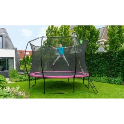 Exit Toys Exit - Cama elástica Silhouette redonda rosa 366 cm* Camas Elásticas