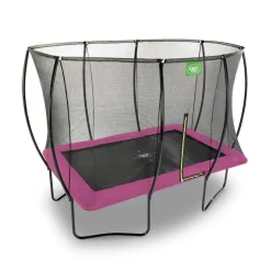 Exit Toys Exit - Cama elástica Silhouette rectangular rosa 244 cm