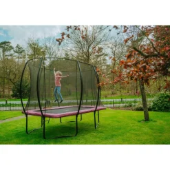 Exit Toys Exit - Cama elástica Silhouette rectangular rosa 244 cm