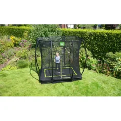 Exit Toys Exit - Cama elástica Silhouette rectangular de suelo 153 cm* Camas Elásticas