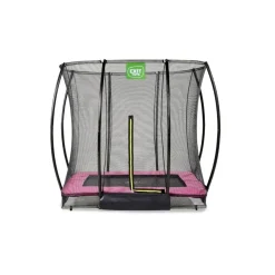 Exit Toys Exit - Cama elástica Silhouette rectangular de suelo rosa 153 cm