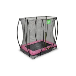 Exit Toys Exit - Cama elástica Silhouette rectangular de suelo rosa 153 cm