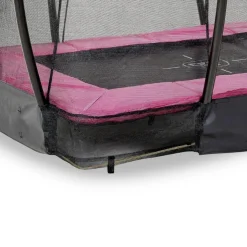 Exit Toys Exit - Cama elástica Silhouette rectangular de suelo rosa 153 cm